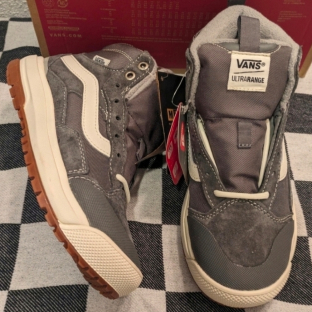 Vans Ultrarange Exo Hi Women 5.5 Pewter Drizzle PrimaLoft Insulated 012026 - Picture 2 of 10